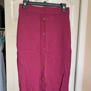 Button down Sweater Skirt